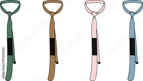 Stylish Neckties A Colorful Collection for Professional and Formal Attire