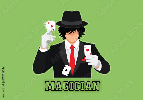 Mysterious magician gaming logo design - Gaming logo - Gaming Mascot - esport mascot vector illustration