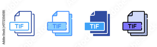 Tif Multi Style Icon Set