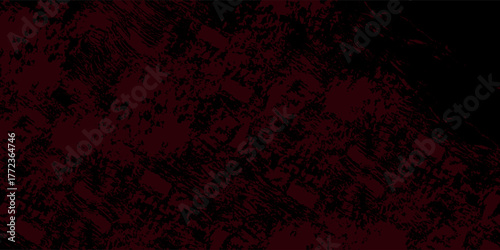 Shadow red horror scary background. Old wall texture cement black red background. Abstract dark red watercolor picture