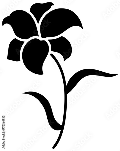 saint illustration flower silhouette lily logo religion icon catholic outline christian christianity jesus holy christ religious symbol faith god shape blessing vector graphic background