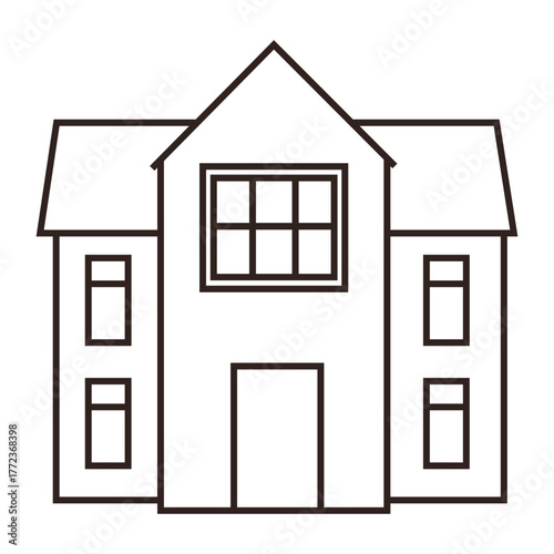 House icon vector set. Home illustration sign collection. Building symbol. Hotel logo. Houses set of web icons. Home for web and mobile app