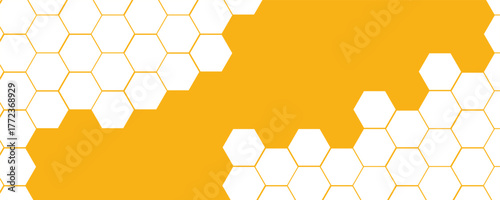 Abstract yellow orange beehive raster background plate icon. Honeycomb bees hive cells pattern sign. Funny bee honey shapes vector icons for banner, card or wallpaper. Fun texture hexagon cell signs.