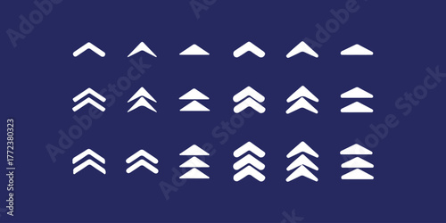 Swipe icon set. Swipe up arrow icons. Arrow buttons for social media. Scroll pictogram. Web icons. Vector illustration. Concepts for Web and Mobile Applications Blue color. Eps 10.