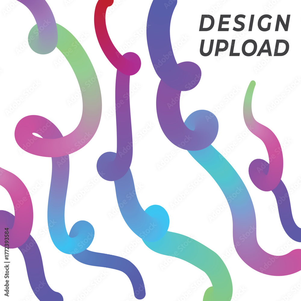 Obraz premium Colorful nail polish splash illustration on white background with artistic design elements