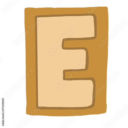 scrapbook alphabet journaling stickers - alphabet illustration letter