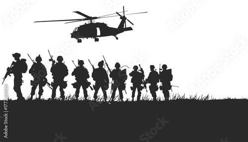 Army silhouette vector with soldier silhouette and army background, military troops, combat clipart, infantry, soldier icon, army emblem, army badge, military vector design, army illustration