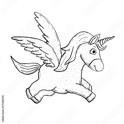 illustration of a unicron