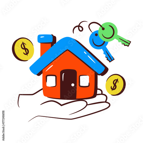 Trendy vector design of ownership