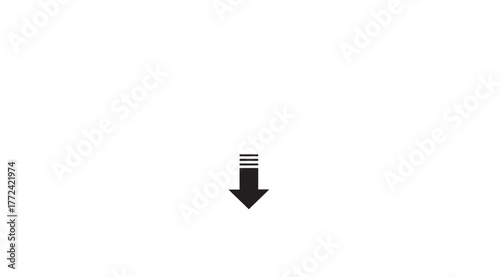 Cloud download icon representing data transfer and digital storage concepts vector