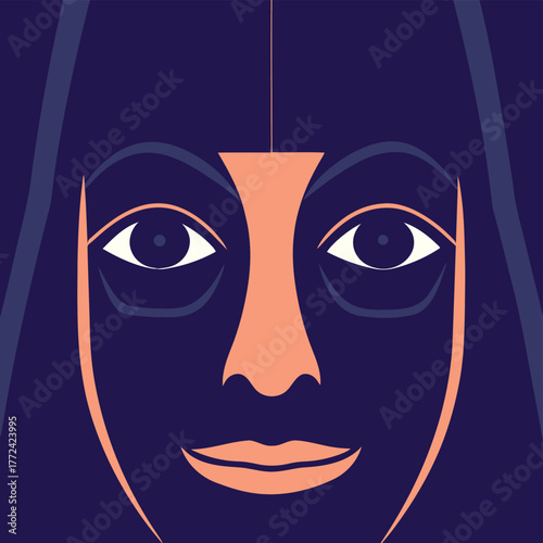 halloween half mask vector 