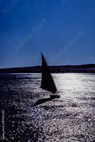Felucca at Sunset