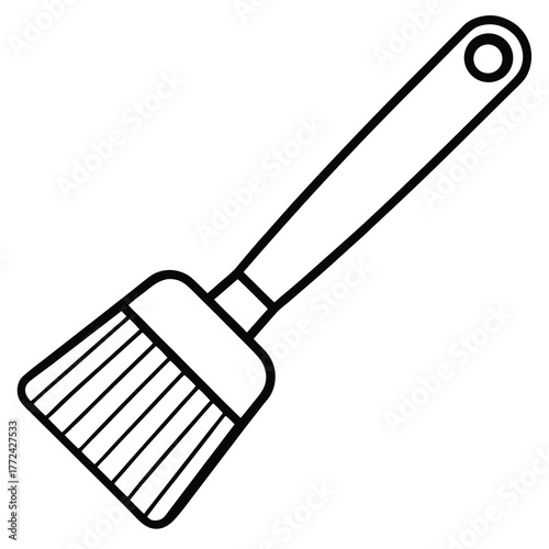 basting-brush-isolated-on-pure-white-background.eps
