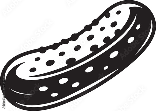 Pickle Food Cucumbers Pickled Brined Fermented Snack Gherkin Delicatessen Illustration