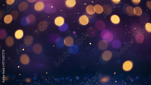 abstract background with bokeh lights