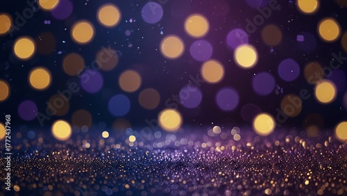 abstract background with bokeh lights