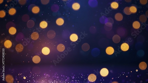 abstract background with bokeh lights