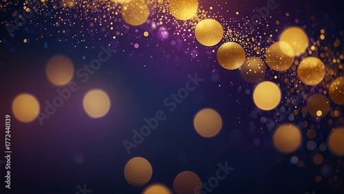 abstract background with bokeh lights