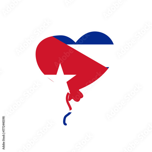 Wallpaper Mural Cuba Heart Balloon In Icon Torontodigital.ca