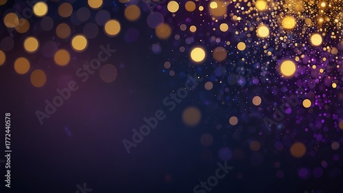 abstract background with bokeh lights