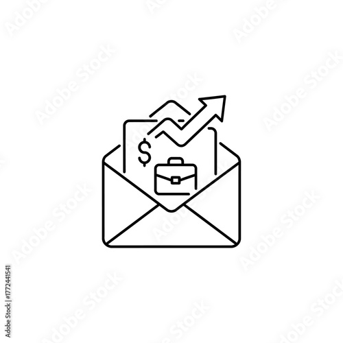 Business success delivery Envelope of opportunity