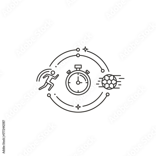 Soccer speed action timed excitement