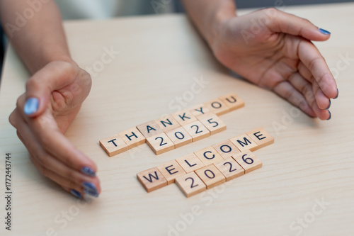 New year celebration personal reflection digital content indoor setting close-up view gratitude
