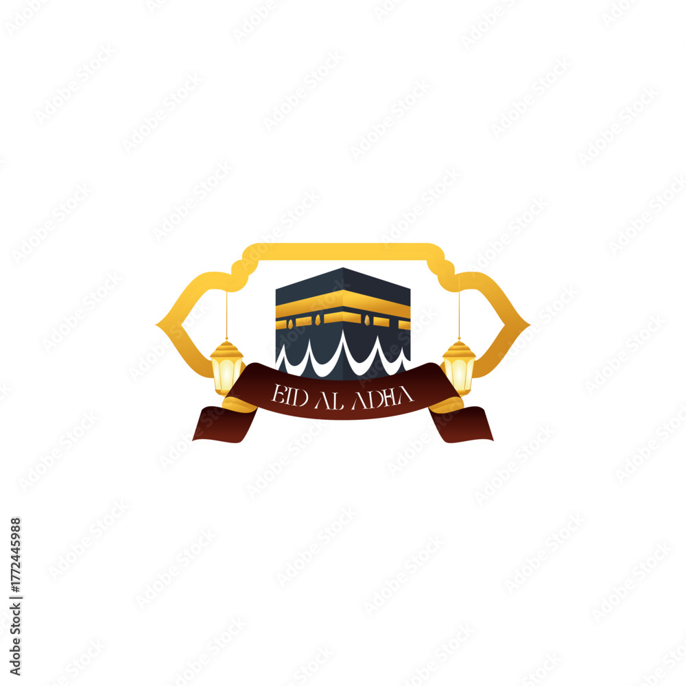 Obraz premium Islamic icon eid al adha vector