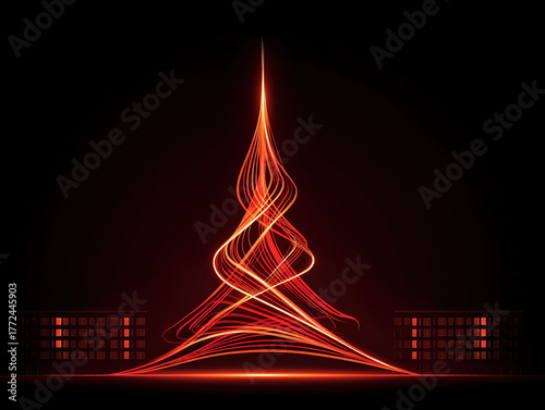 gas Christmas tree