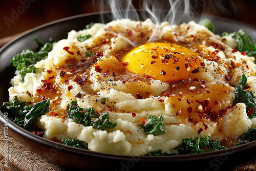 Garlic mashed potatoes with...