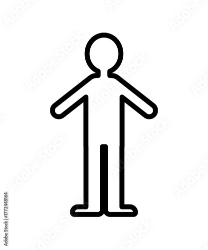 シンプルで親しみやすい子どもの人物イラスト素材（全身・立ち姿）