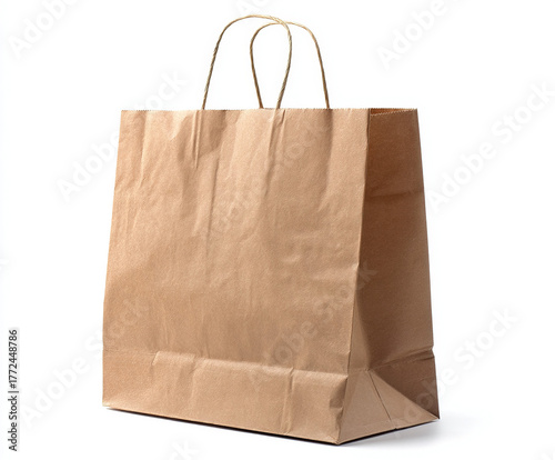 paper bag isolated image