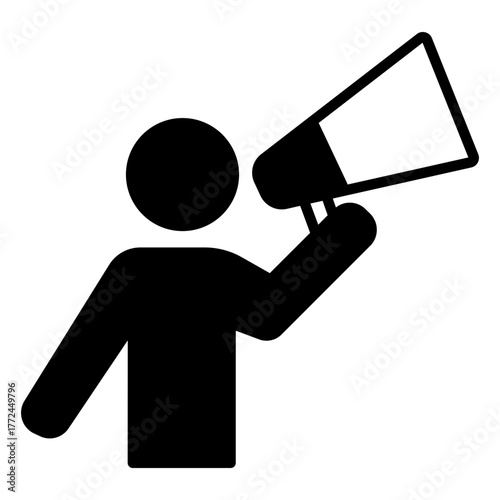 persuading black icon