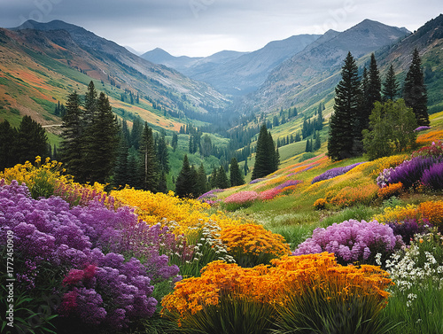 wildflowers in Albion Basin