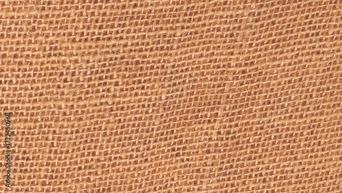 Jute pattern, rough burlap texture, canvas sackcloth, brown woven rustic bagging. 