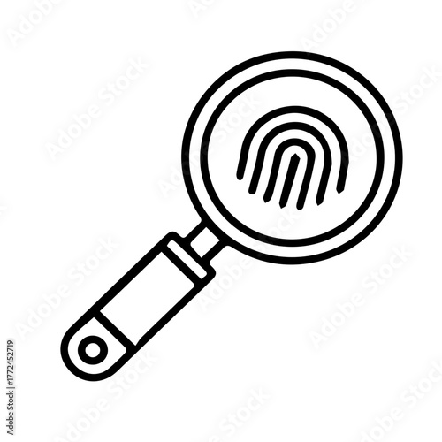 Fingerprint Scan Icon