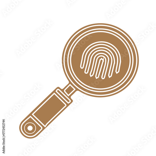 Fingerprint Magnifier Icon