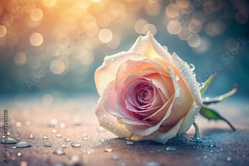 Blooming Rose Garden: Minimalist Photography of Perfect Roses