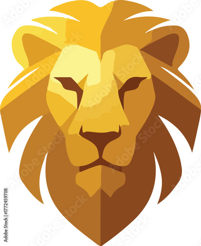 lion head vector