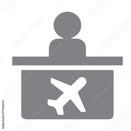 Airport Check-in Icon