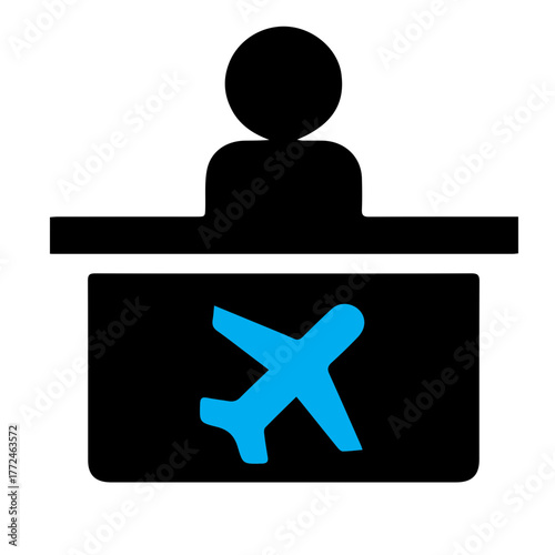 Airport Check-in Icon