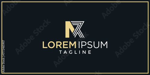 MR Monogram Logo Design Inspiration