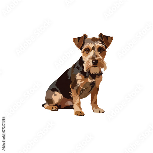 terrier vector ,as like as dog.