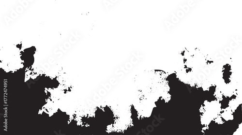Grunge Texture.Monochrome retro grunge texture illustration.Abstract background with aged old rust.Abstract vector noise. Small particles of debris and dust. Distressed uneven background. Grunge