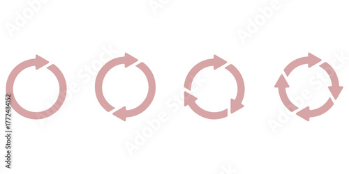 Black Arrow Rotating Clockwise with Halftone Effect on Transparent Background black arrow curves