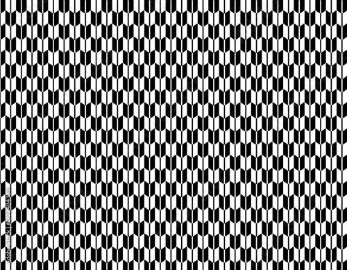 ファブリック素材　おしゃれな和柄背景　矢絣　白黒