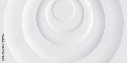 White background neumorphic abstract, Digital technology connect, cyber information communication, innovation future tech data, internet network connection, Modern