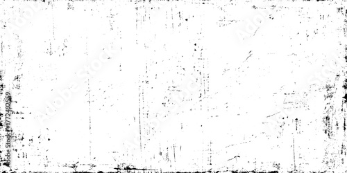 abstract black and white  grunge texture background, vector template, grainy urban illustration design. Rusty and scratched iron texture. Rust and dirt overlay black and white texture.