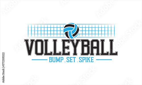 Bump Set Spike Volleyball – Action Phrase Sports Design