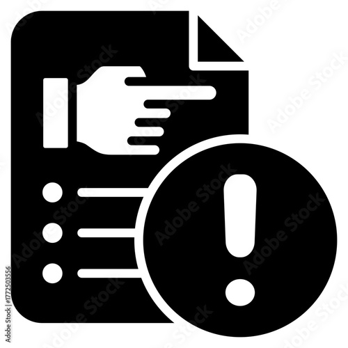 Order Glyph Black Icon